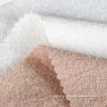 wool viscose boiled teddy wool fabric